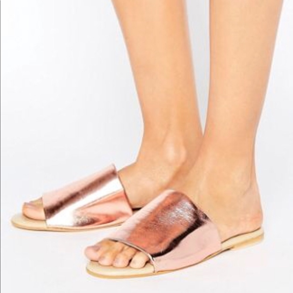 ASOS Leather Mules